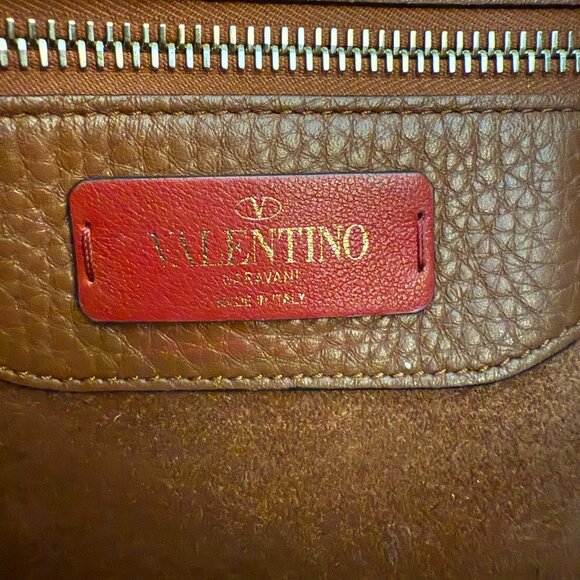 Valentino Rockstud Tote, medium, camel - Picture 4 of 6